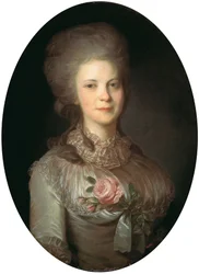 Retrato de Varvara Surovtseva